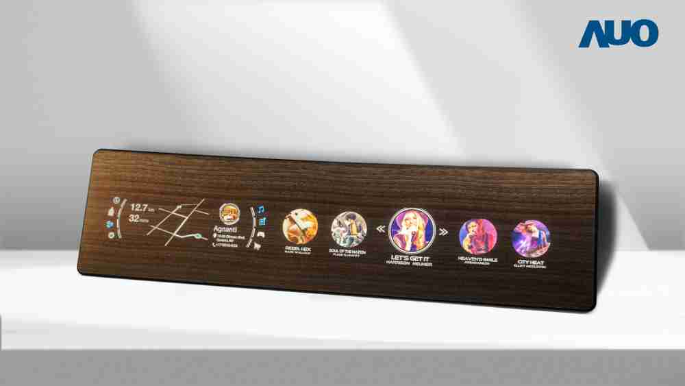 彩运网研发全球最高穿透度达80%的AmLED木纹显示器，，，，可于使用时呈现高亮度、、清晰可见的信息，，，并在不使用时回归为单纯的饰板，，，，节能兼具美观