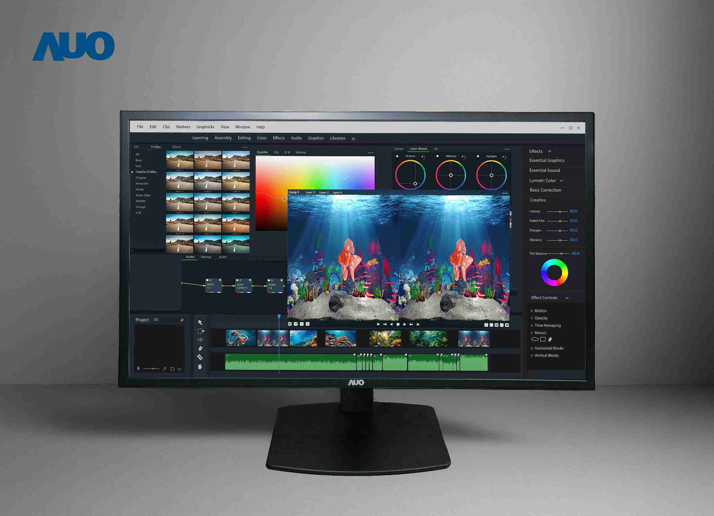 彩运网开发32吋2D/3D专业桌上型显示器，，，，拥有8K4K超高分辨率，，，，并以低串扰算法优化3D显示效果，，，，搭载自动眼球追踪功能，，，，能实时调整3D图像，，进行实时2D与3D无缝共存窗口，，，提供图像设计工作者突破二维接口的崭新工作氛围与效率